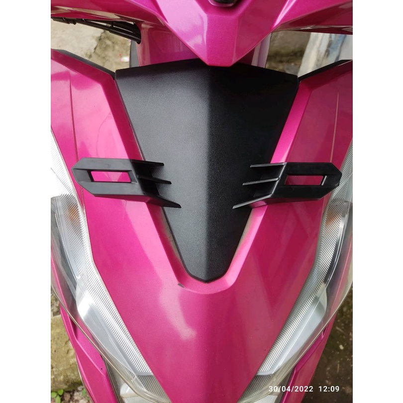 COVER BODI BODY DUDUKAN PLAT NOMOR NO NOMER TAMENG PANEL DASI DEPAN HONDA NEW BEAT FI ESP ECO STREET ORI