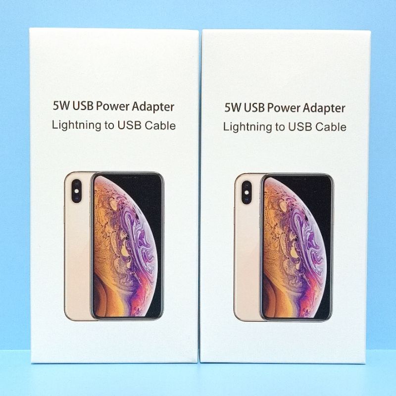 Adaptor Kepala Charger Casan iP 5 5S 5C 6 6S 7 8 Plus X XR XS MAX SE Fast Charging Lightning to USB