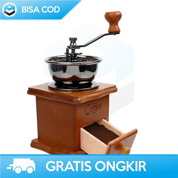 GILINGAN KOPI MANUAL COFFEE GRINDER ALAT PENGGILING KOPI MODEL RETRO