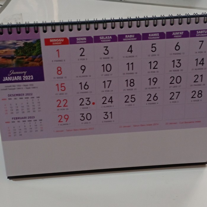 

✨NEW✨ - Kalender Meja Exsekutif Thn 2023