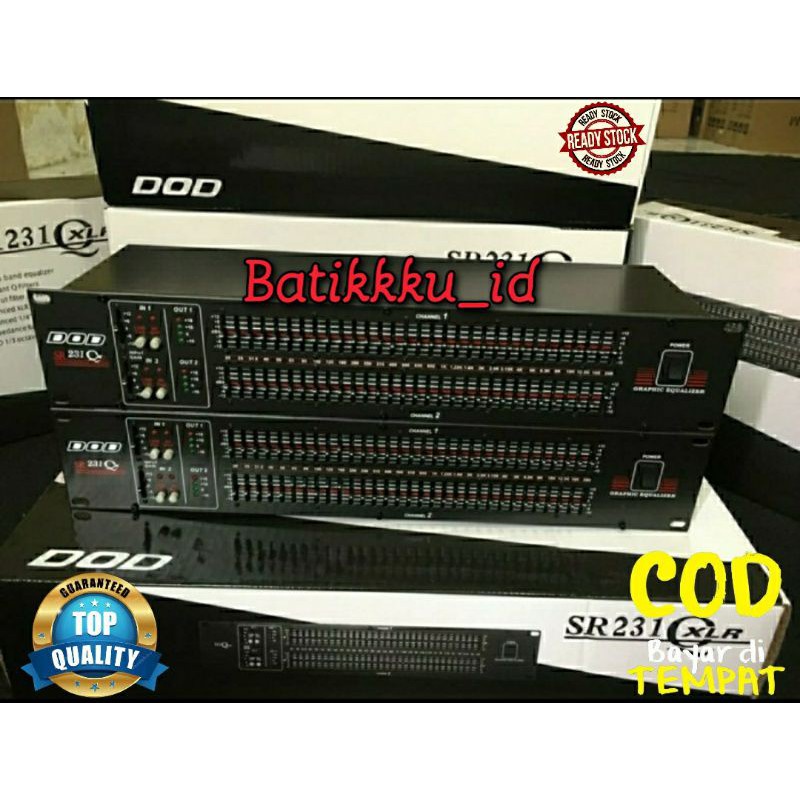 [TOP QUALITY ] EQUALIZER / EQUALISER DOD SR231 / SR 231 (31 CHANNEL)