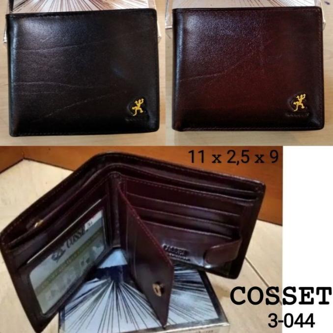 DOMPET KULIT ASLI COSSET ORIGINAL DOMPET PRIA DOMPET BRANDED WF4645ER