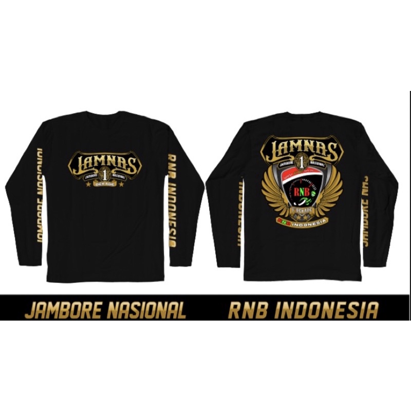 Kaos lengan panjang orginal Jamnas dan satu dekade RNB Indonesia