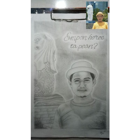 Gambar Sketsa Wajah