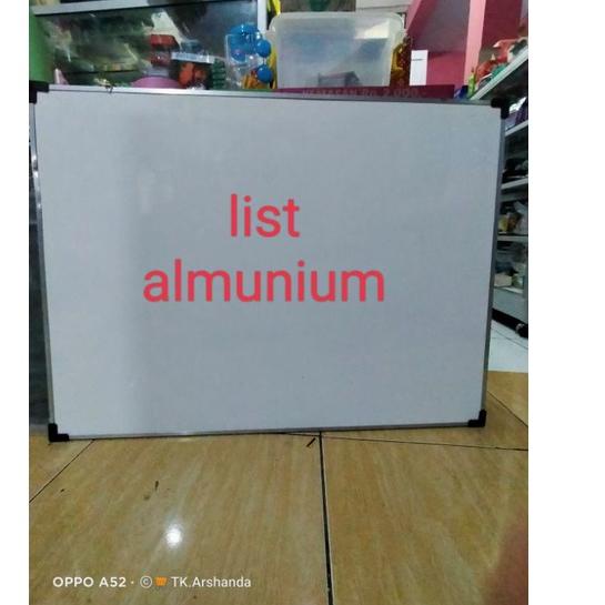 

Sunshine 4.4 Papan Tulis 60x80 / white board ukuran besar+ standing gratis spidol+ penghapus Trend