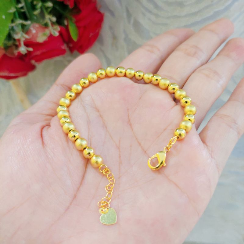 Gelang Jurai Titanium anti karat//Gold 24k