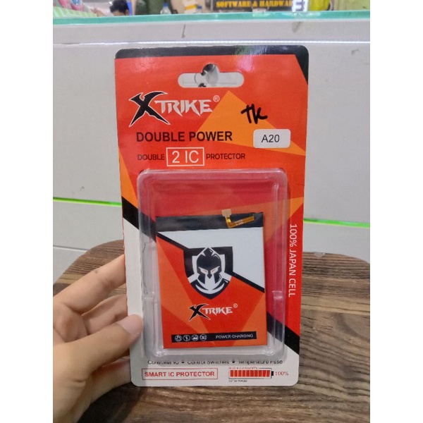 BATRE XTRIKE SAMSUNG A20 A30 A50 A50s DOUBLE POWER