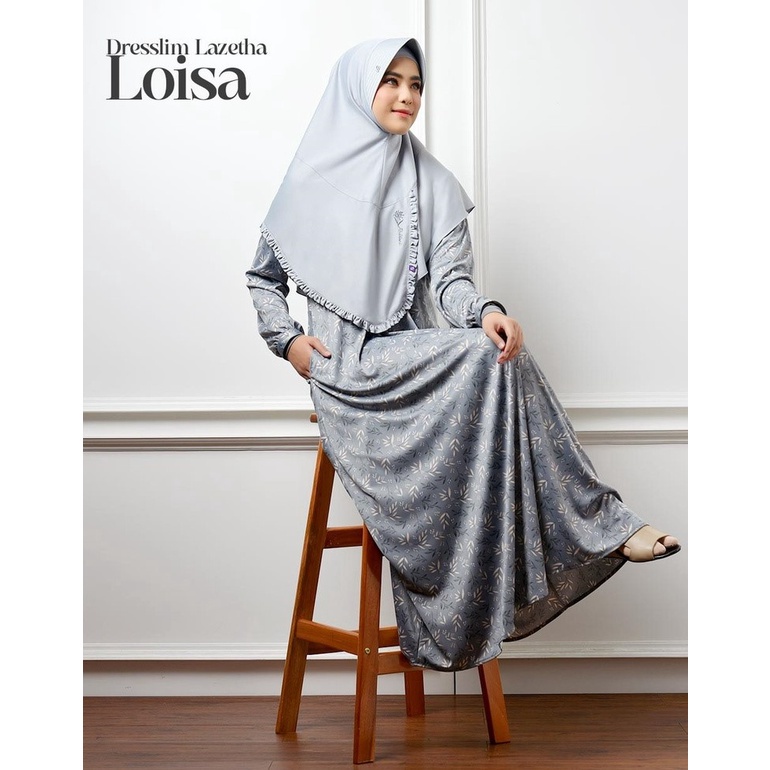 Gamis Dewasa Dresslim LAZETHA LOISA Dijamin Ori By RABBANI