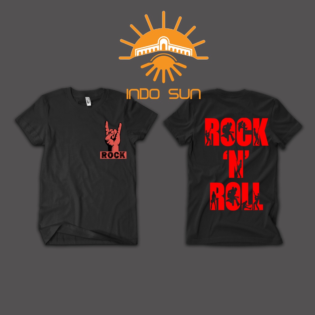 KAOS ROCK N ROLL - KAOS ROCK N ROLL TERBARU - KAOS ROCK N ROLL MURAH - KAOS ROCK KEREN  - KAOS ROCK 