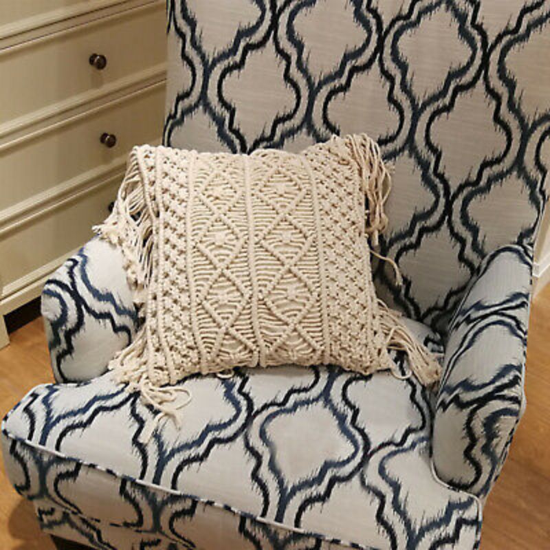 (BELI 3 GRATIS 1) Sarung Bantal Sofa Macrame Cover Cushion