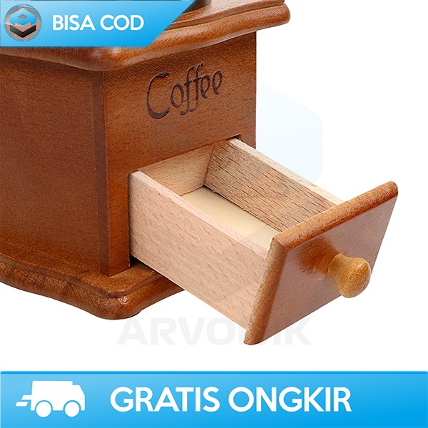 GILINGAN KOPI MANUAL COFFEE GRINDER ALAT PENGGILING KOPI MODEL RETRO