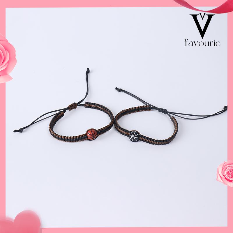 COD1 Pcs Gelang Couple Tali Fashion Korea Basket Gaya Untuk Pria Dan Wanita-FA