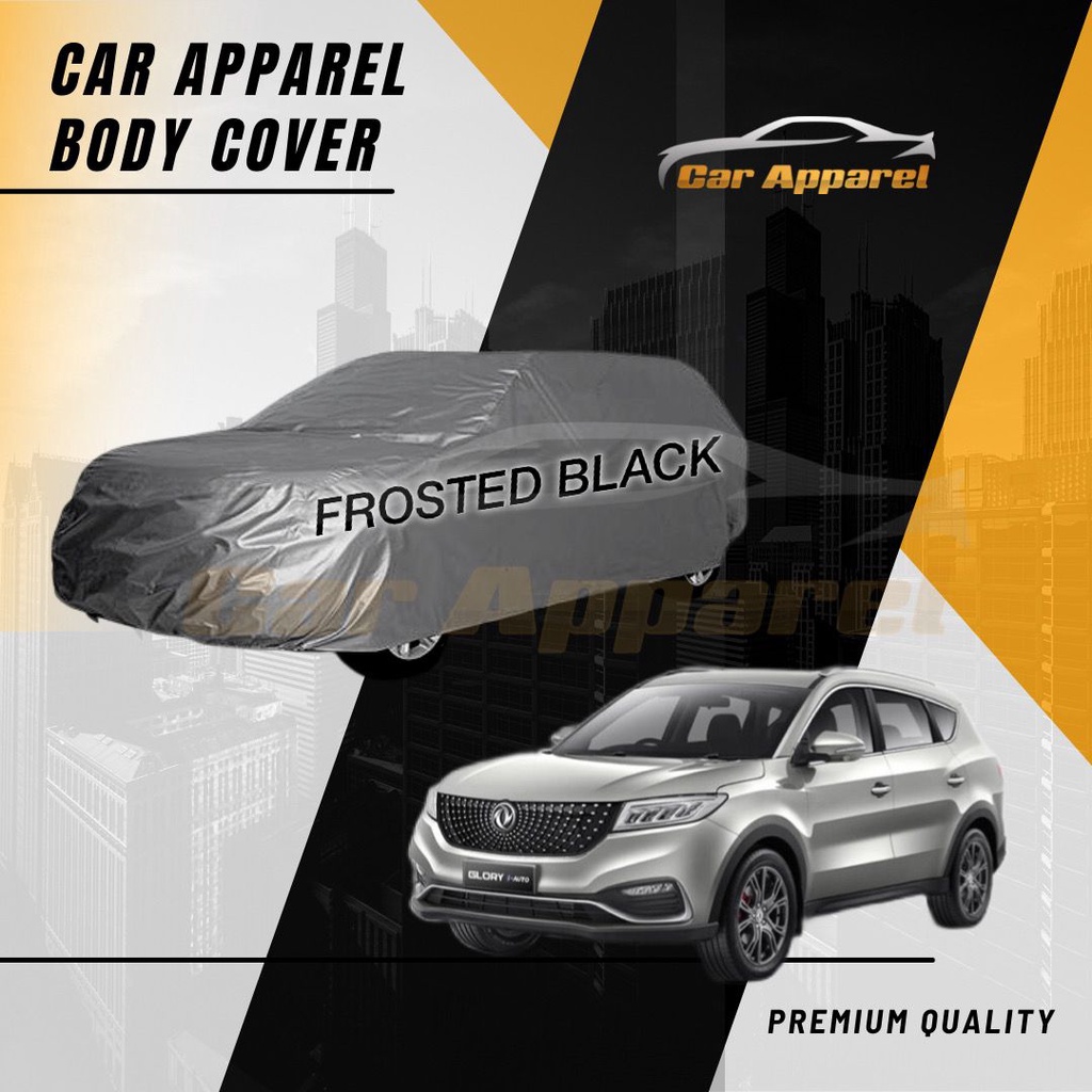 Sarung Mobil DFSK Glory 580 Black Premium / Body Cover DFSK Glory 580