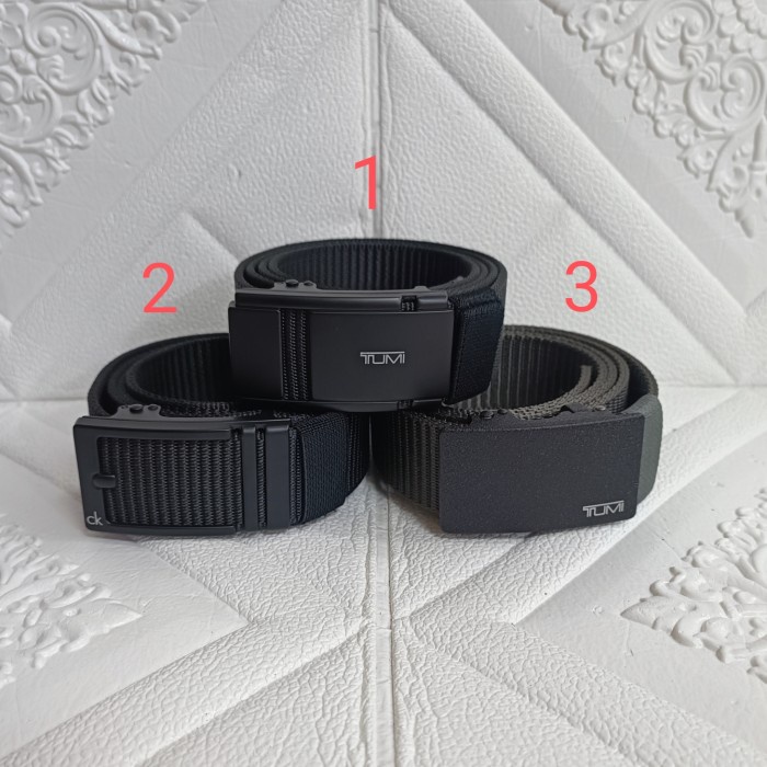 ikat pinggang pria IKAT PINGGANG TUMI REL, OTOMATIS KANVAS, NYLON TALI MASUK DALAM PRIA(B3W3) ikat p