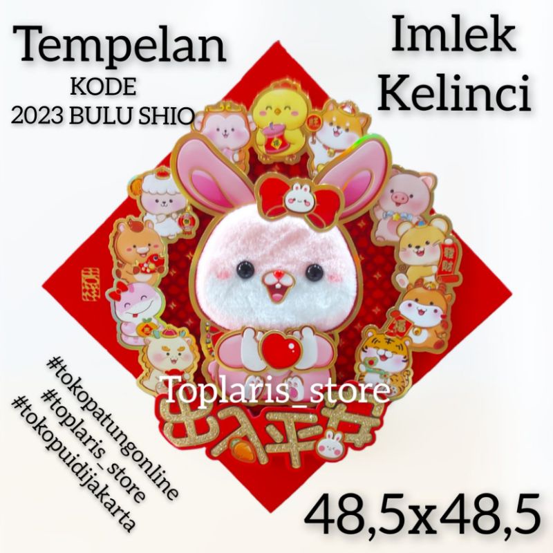 Tempelan Imlek Dekorasi Shio 21 B05