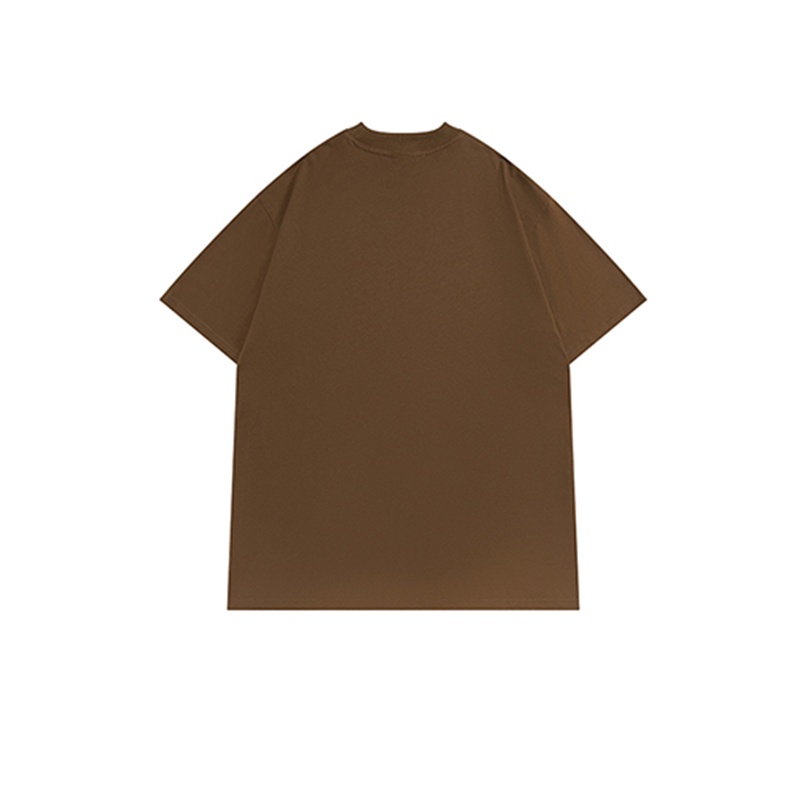 baju atasan wanita terbaru kaos american retro cat letter graphic print T-shirt oversize kekinian toffe kaos basic