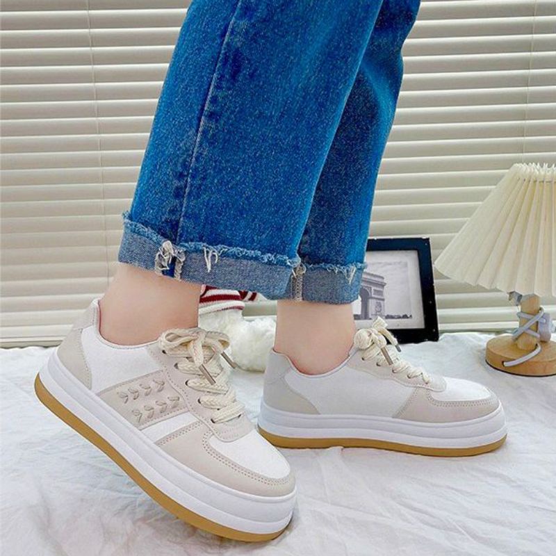 RYX - L-OVE Darling Sepatu Sneakers Tali Wanita Fashion Casual / Olahraga - Ori Import