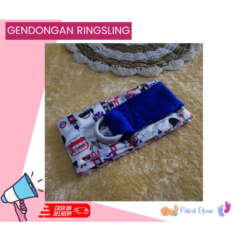 Gendongan Bayi Ring Sling Variasi