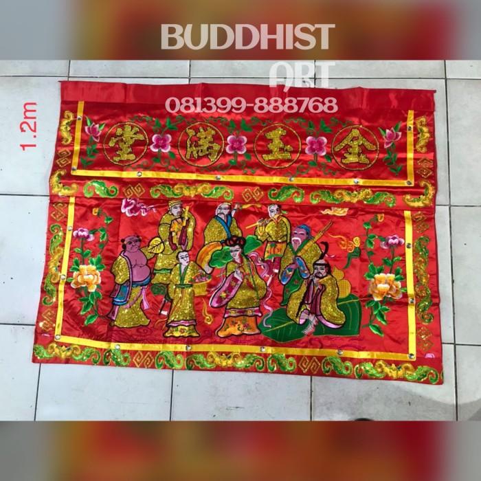 

Towi Meja Towi To Wi 8 Dewa / Kain Altar Meja Sembahyang 1.2 Meter 034