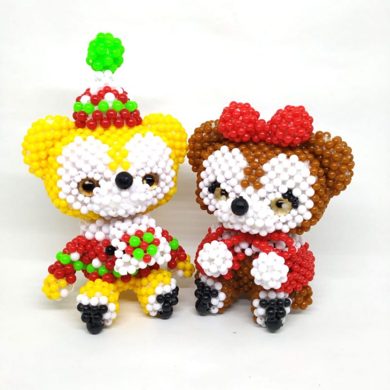 Pajangan Teddy Bear Christmas Couple