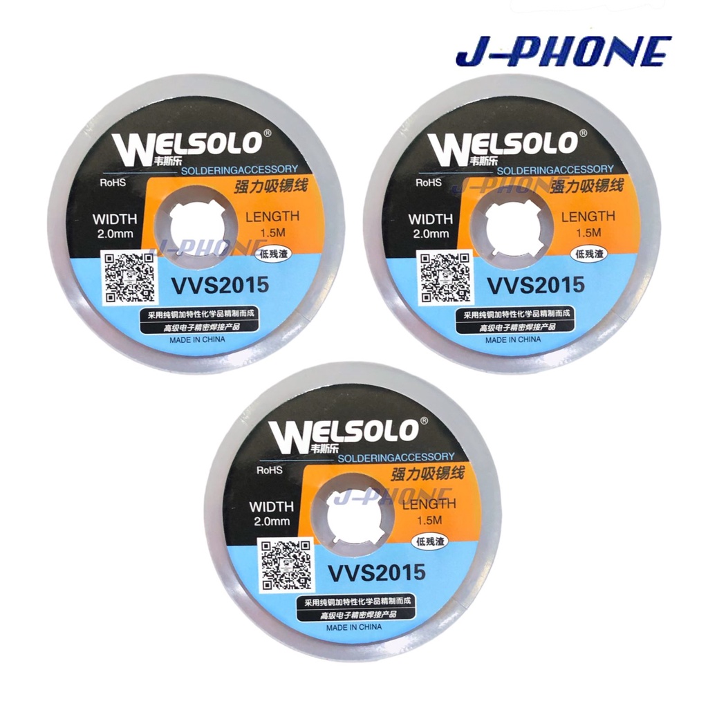 Jual SOLDER WICK / GOOT WICK WELSOLO VVS2015 ORIGINAL Shopee Indonesia