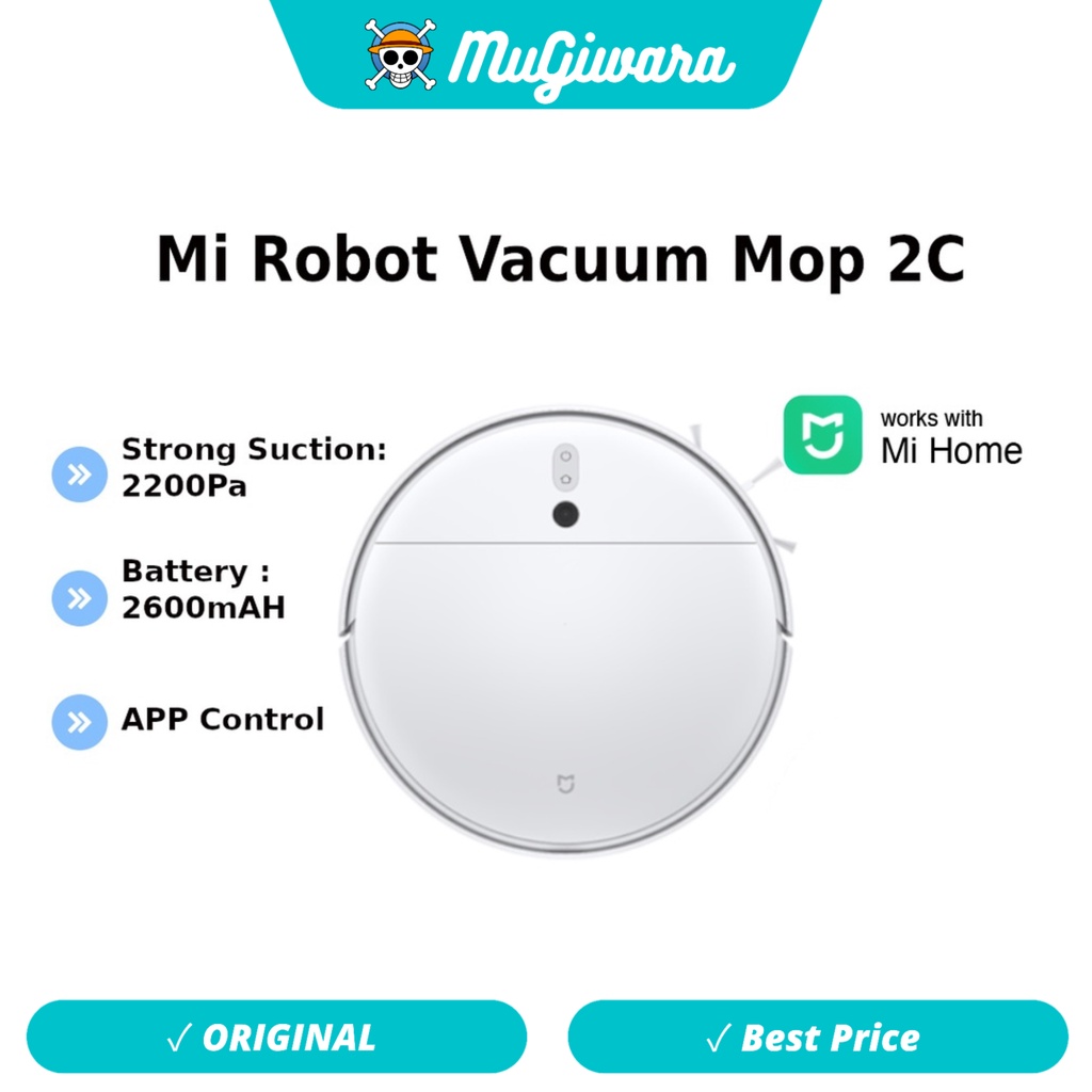 Mi Robot Vacuum Mop Cleaner 2C with Smart Mapping