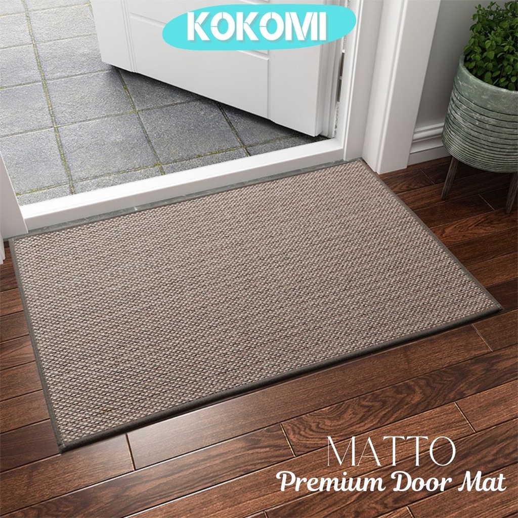 Premium (COD) KOKOMI Keset Pintu Depan Rumah MATTO Door Mat Outdoor Aesthetic Keset Tenun Premium