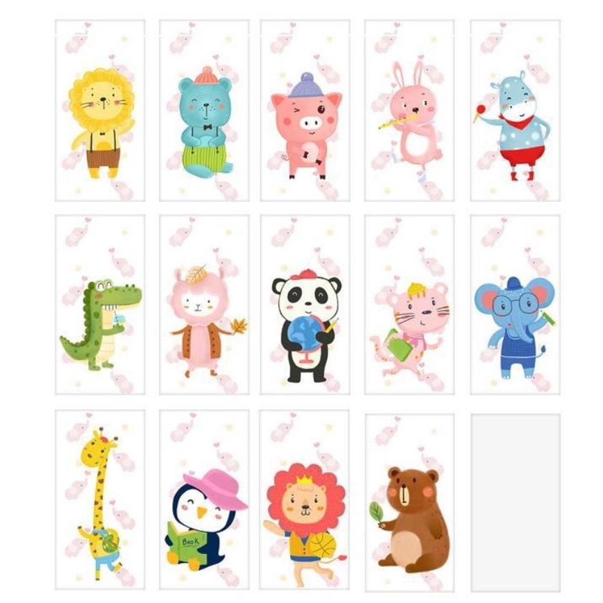 Busa Lembut Anti-Tabrakan Stiker Dinding 3D Kartun Hewan Wallpaper Tahan Air Panas Insulated Wall Paper Cuttable Self-adhesive Wallsticker Untuk Kamar Anak Tk Ruang Bermain