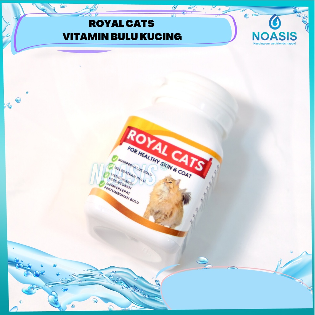 ROYAL CATS 1 KAPSUL Vitamin Bulu Kucing Lebat Halus Mengkilap Anti Rontok