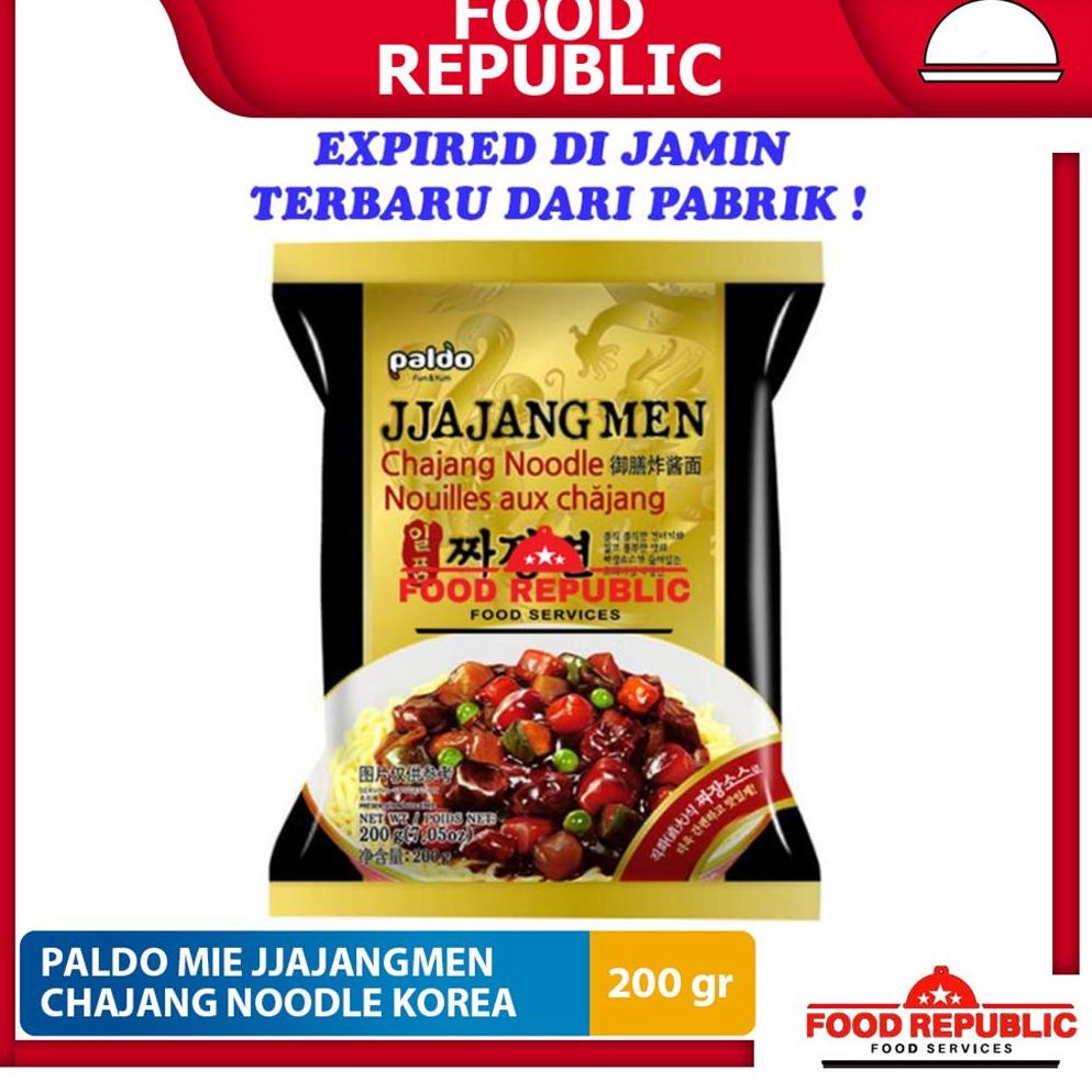 

░☺░ Paldo JJajangmyun / Jajangmen / Jajangmyeon / Chajang Mie 200 GR HALAL