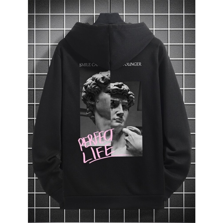 FERFECT LIVE  Jumper Hoodie II  Sweater Hoodie Trendy II Sweter Oblong Topi Sz M - XL ( Pria &amp; Wanita / Anak &amp; Dewasa )