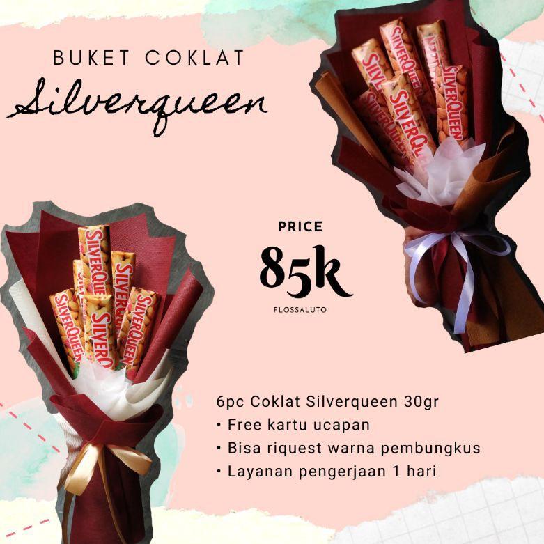 

(G-C7C☛) Buket Coklat Silverqueen / kado pacar / kado sahabat / hadiah segala acara super keren