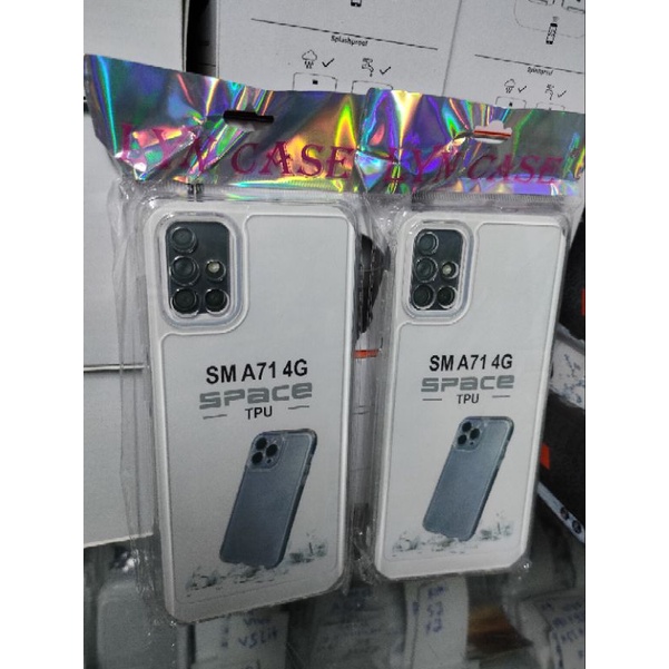 Softcase Samsung A71 Silikon Casing Case Bening Transparan Pelindung Pro Camera