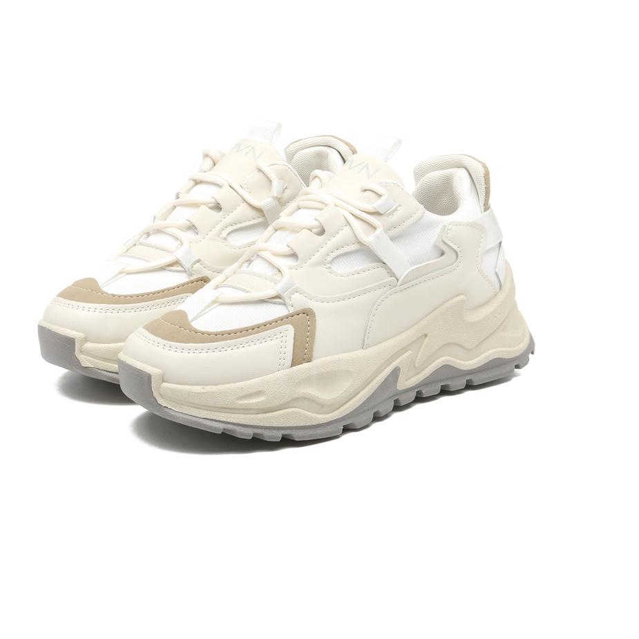 Sale Terbatas PVN Jungkook Sepatu Sneakers Wanita Sport Shoes Krem 129