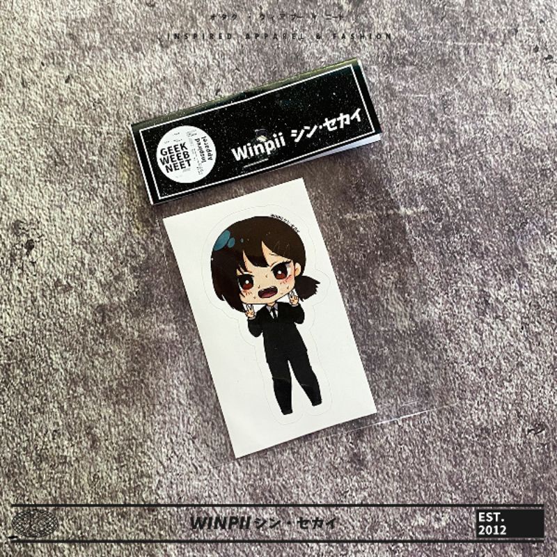 Stiker / Sticker Kobeni Higashiyama Anime Chainsaw Man