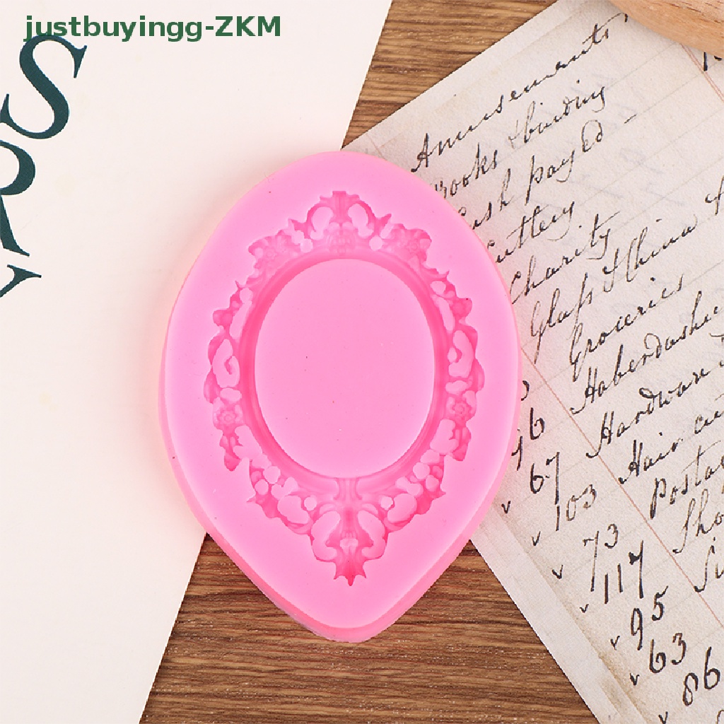 [Tinggal Belig] 1Pc Cetakan Fondant Renda Gulir Bingkai Foto Silikon Permen Kue Border Dekorasi [RICO]