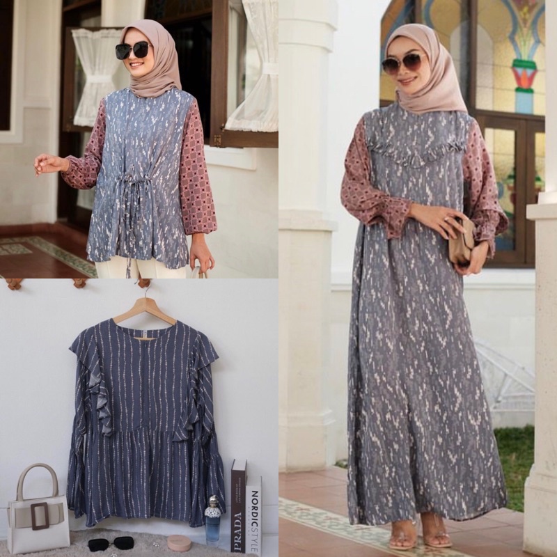 SIAP KIRIM SUPERSALE 12.12 ADEL BLOUSE | RIANA BLOUSE | WAVEBIT DRESS | CHERRY BLOUSE by Vanilla Hij