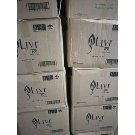 

[PRODUK PZ9J8] LIVI Tissue Facial Refill 1 pack 600 sheet LNT