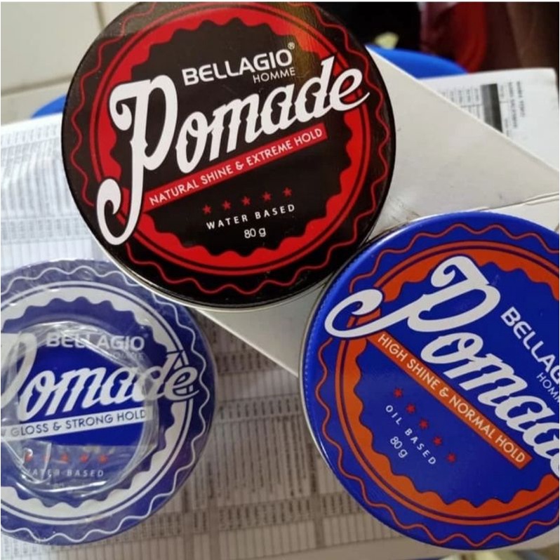 Bellagio Pomade strong hold/extreme hold 80 gr