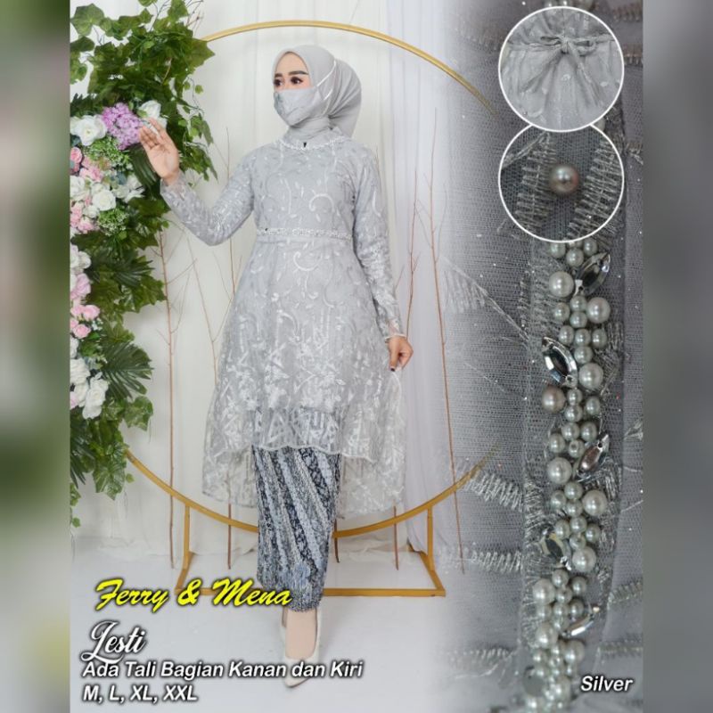 setelan kebaya lesty / kebaya lesty / kebaya terbaru / kebaya / kebaya tunangan / kebaya wisuda / setelan kebaya