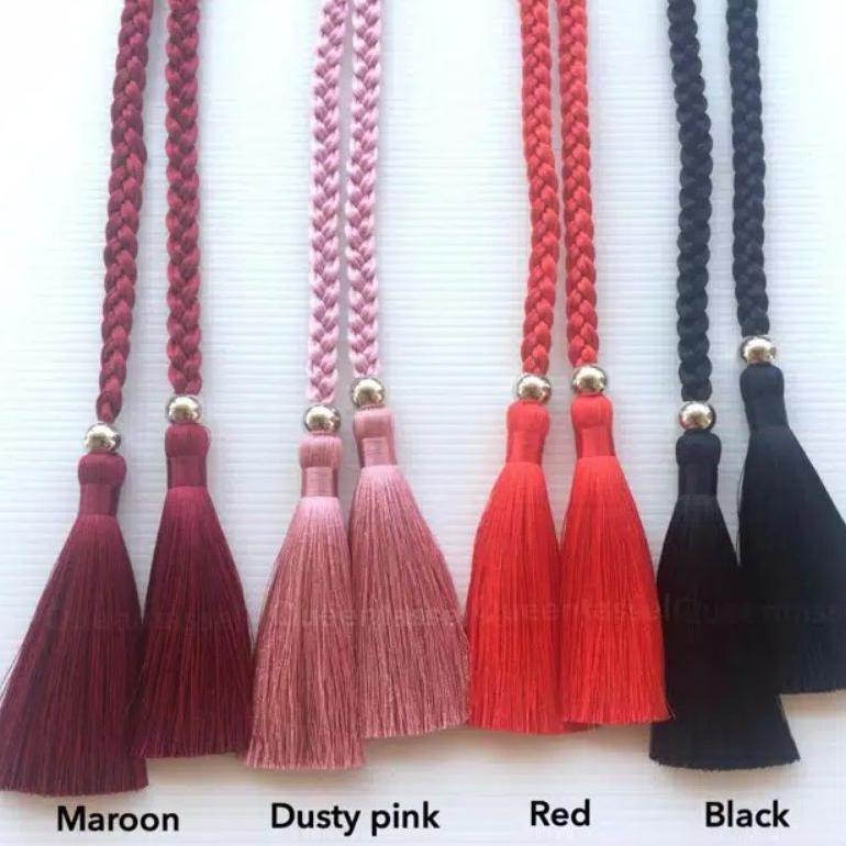 [BISA BAYAR DITEMPAT] BELT TASSEL/SABUK TASSEL/IKAT PINGGANG TASSEL/SABUK TALI KEPANG RUMBAI TERLARI