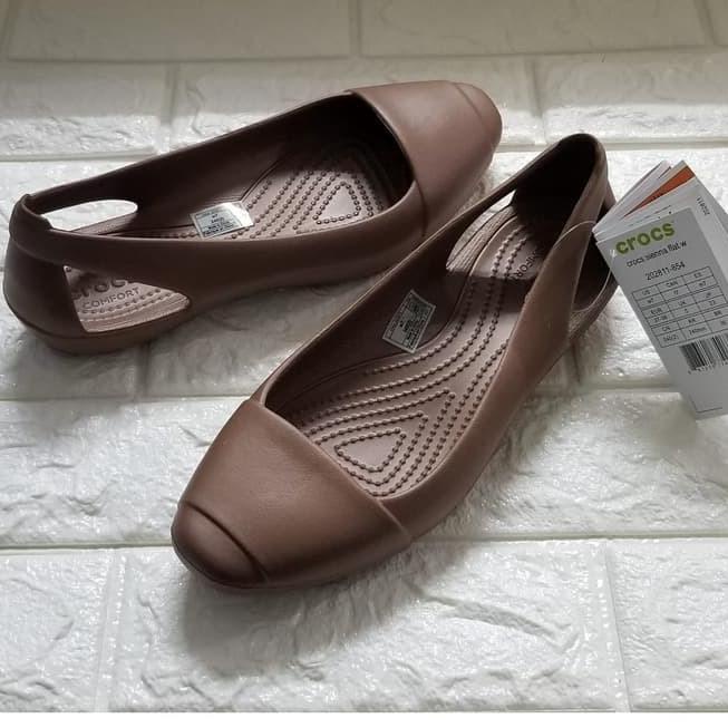 Stok Terbatas Crocs / Crocs Wanita / Crocs Sienna / Flat Shoes / Sepatu Wanita / Crocs Siena / Sepat