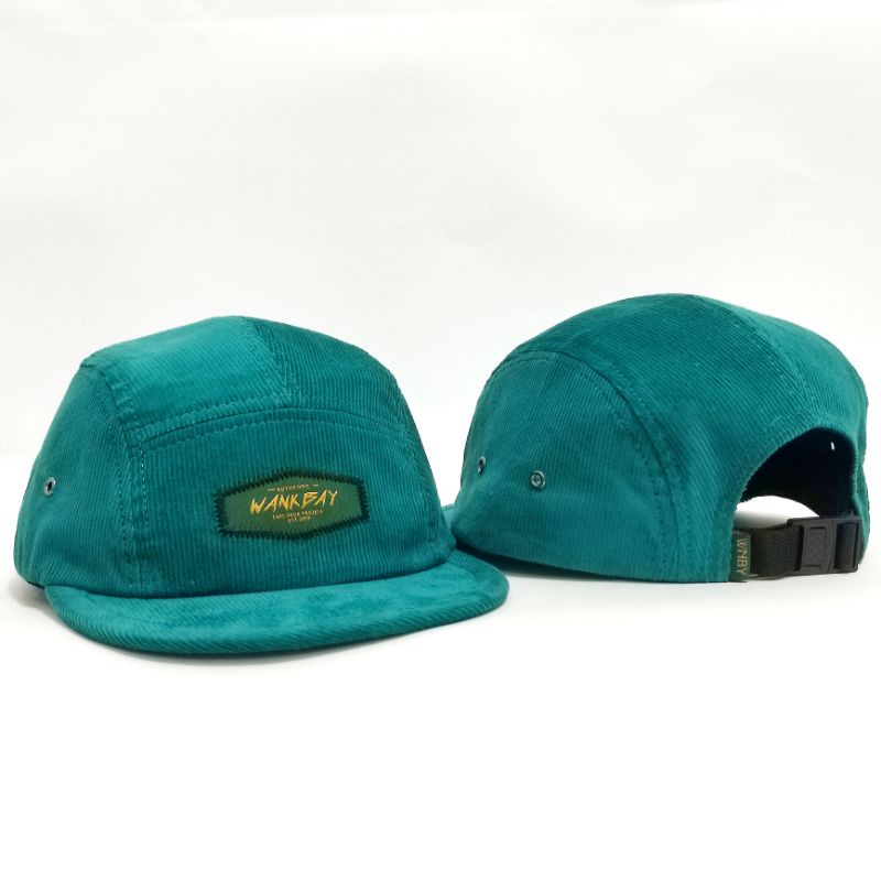 5 panel visor pendek/Short cap panel wankbay macha green