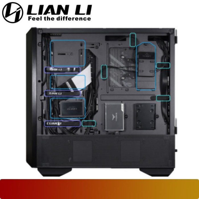 LIAN LI LANCOOL III RGB | The Premium Mid-Tower Chassis - Black