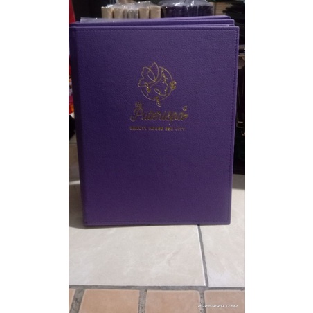 

sampul buku menu di baut