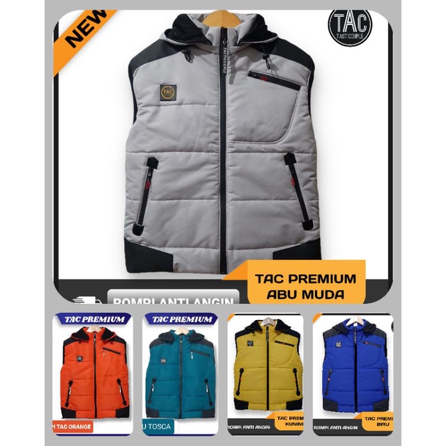 Rompi Motor Anti Angin Vest Pria Rompi Wanita Kekinian