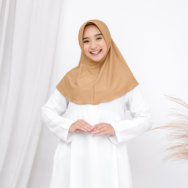 Jilbab Bergo Hamidah Jersey { Ukuran S } | Hijab Instan Premium