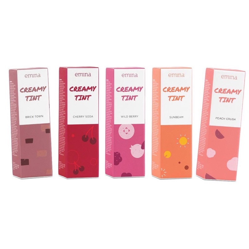 [NEW] Emina Creamy Lip Tint/Emina Creamy Tint/Emina Lip Creamy Tint
