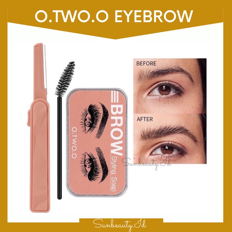 O.TWO.O Eyebrow Soap Brow Sculpt Lift Brow Styling Soap Waterproof Long Lasting Eyebrow Gel Pomade