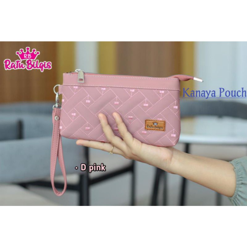 POUCH KANAYA BY RATU BILQIS POUCH KOSMETIK BAHAN CHOCOLY ANTI AOR WATERPROOF